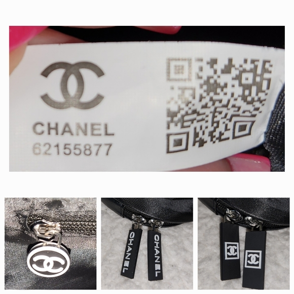 CHANEL 2024 Cosmetic/Vanity Bag with Bottom Zippered Compartment NWOT - Picture 12 of 14